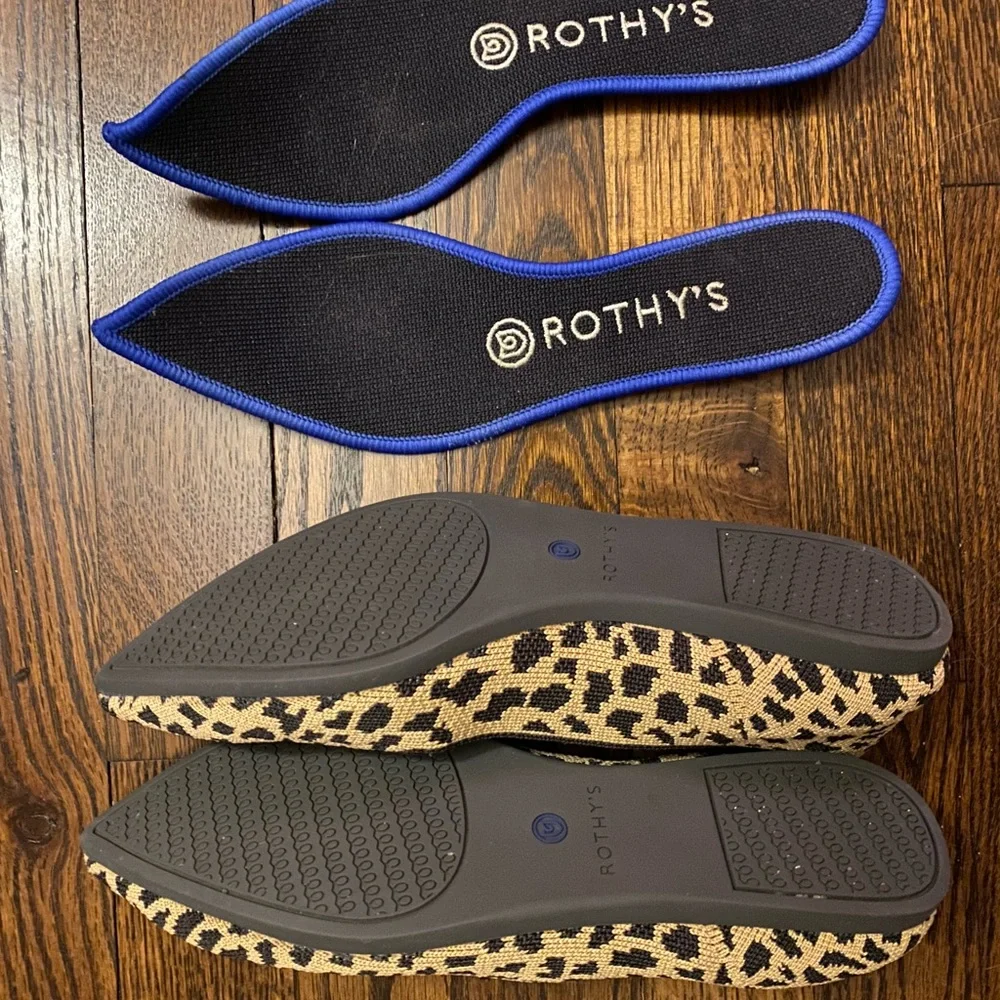 Leopard pointed toe Rothy’s size 7.5 - Picture 10 of 11